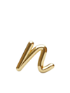 The Alkemistry Love Letter N Initial 18ct Yellow Gold Single Stud Earring