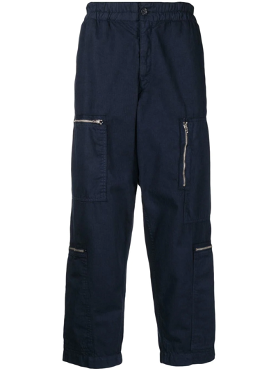 Ymc You Must Create Flight Zip-pocket Trousers In 40-navy