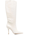 Larroude Kate Xx Knee-high Boots In Ivory