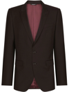 DOLCE & GABBANA MARTINI-FIT WOOL-SILK SINGLE-BREASTED SUIT