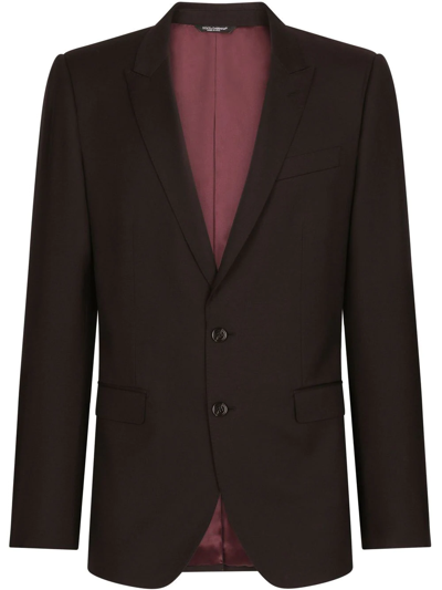 Dolce & Gabbana Slim-cut Two-piece Suit In Brown