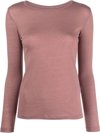 MAJESTIC CASHMERE LONG-SLEEVE TOP