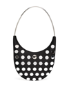 Coperni Polka-dot Stud Shoulder-bag In Schwarz