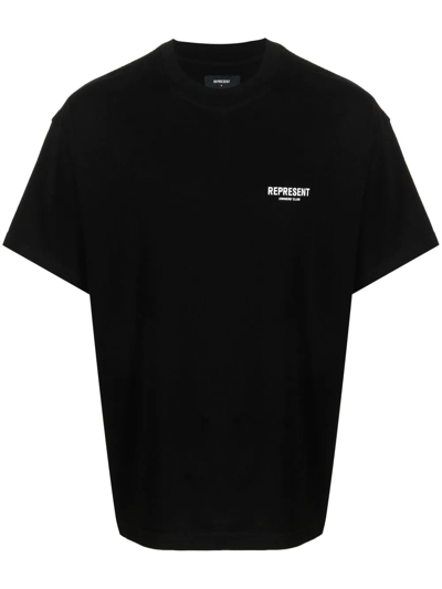 Represent Cotton T-shirt In Black