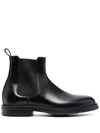 HENDERSON BARACCO SIDE-PANEL LEATHER ANKLE BOOTS