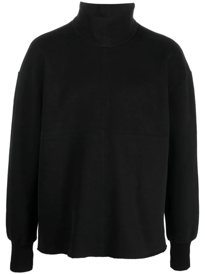 Thom Krom High-neck Long-sleeved Jumper In Schwarz