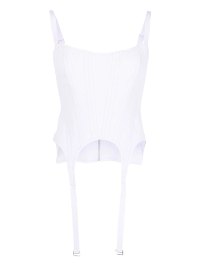 Dion Lee Ribbed Corset Tank Top