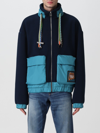 Ambush Colour-block Fleece Jacket In Blue