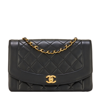 WHAT GOES AROUND COMES AROUND CHANEL BLACK LAMBSKIN CLASSIC FLAP 10"