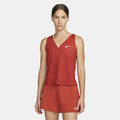 Nike Women's Court Victory Tennis Tank Top In Red