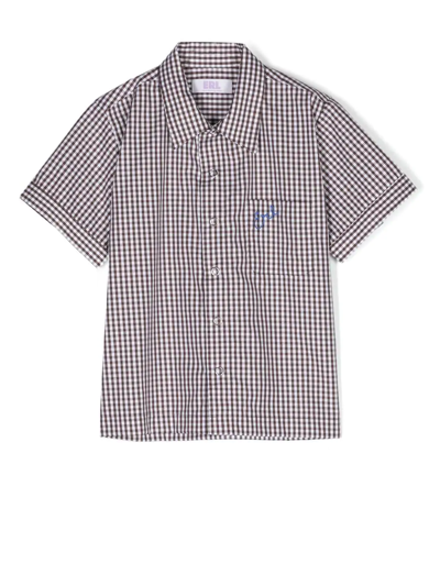Erl Gingham Button-front Shirt