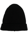 RICK OWENS RIBBED KNITTED BEANIE