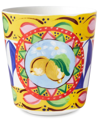 DOLCE & GABBANA CARRETTO-PRINT PORCELAIN GLASS