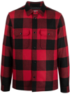 Woolrich Plaid Check-print Shirt Jacket In Red Buffalo