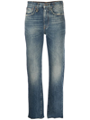 R13 WASHED SLIM-FIT JEANS