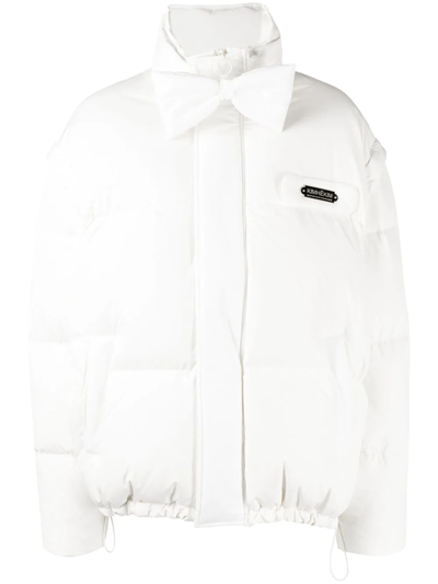 Kimhēkim Logo-patch Puffer Jacket In White