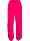 Msgm Logo-print Track Pants In Rosa
