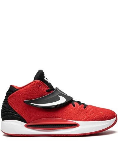 Nike Kd 14 High-top Sneakers In Red