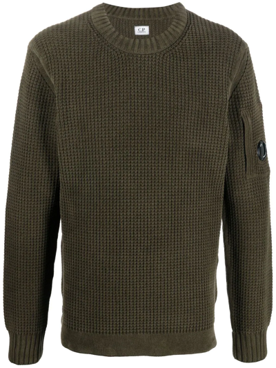 C.p. Company Cotton-knit Jumper In Green