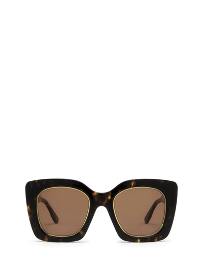 Gucci Gg1151s Havana Female Sunglasses In Brown