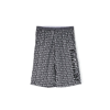 Balmain Teen Black And White Logo Print Swim Shorts In Black