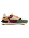 Hoff Mesh-panelled Sneakers In Brown