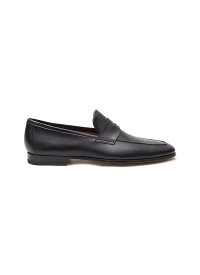 Magnanni Men's Diezman Ii Leather Penny Loafers In Black