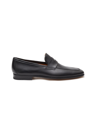 Magnanni Men's Diezma Ii Leather Penny Loafers In Black