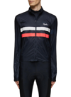 RAPHA 'BREVET' DOUBLE STRIPE NYLON LIGHTWEIGHT WINDBREAKER