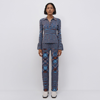 Jonathan Simkhai Mackenna Space-dyed Knit Polo Top In Caicos Multi