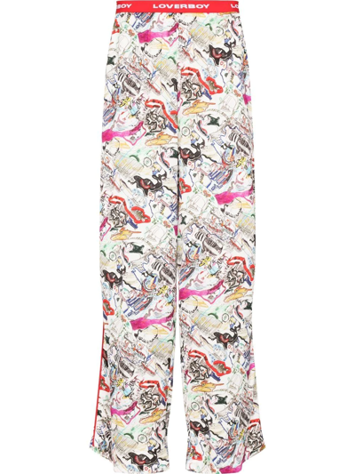 Charles Jeffrey Loverboy X Browns White Crunchy Biscuits Trousers