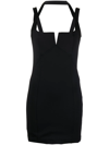 GAUGE81 SQUARE-NECK FITTED MINIDRESS