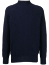 YMC YOU MUST CREATE RIBBED MOCK NECK JUMPER
