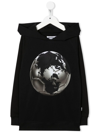 Molo Russel Graphic Print Hoodie In Black