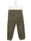 Brunello Cucinelli Corduroy Tapered-leg Trousers In Green