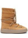 Moon Boot Ltrack Tan Suede Boots In Brown