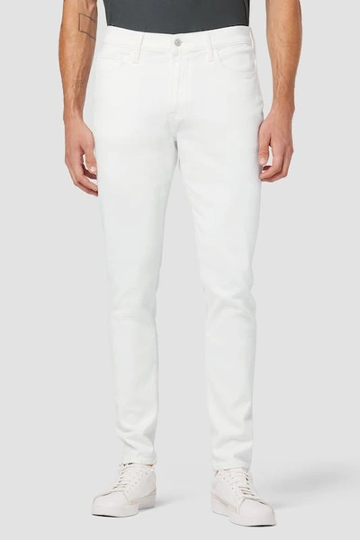 Hudson Men's Axl Solid Cotton-stretch Denim Jeans In White
