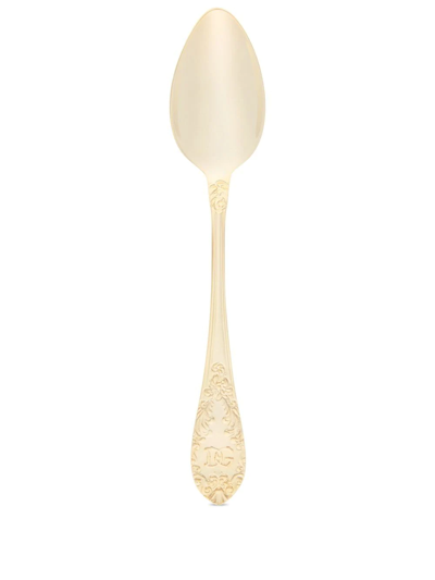 Dolce & Gabbana 24kt Gold-plated Soup Spoon In Multicolor