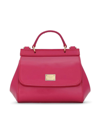 Dolce & Gabbana Mini Sicily Shoulder Bag In Pink