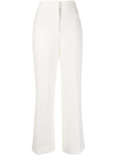 Stella Mccartney Wide-leg Trousers In Cream