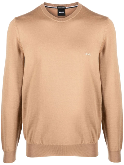 HUGO BOSS BOTTO-L VIRGIN WOOL JUMPER