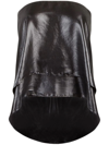 Rta Strapless Fitted Top In Black