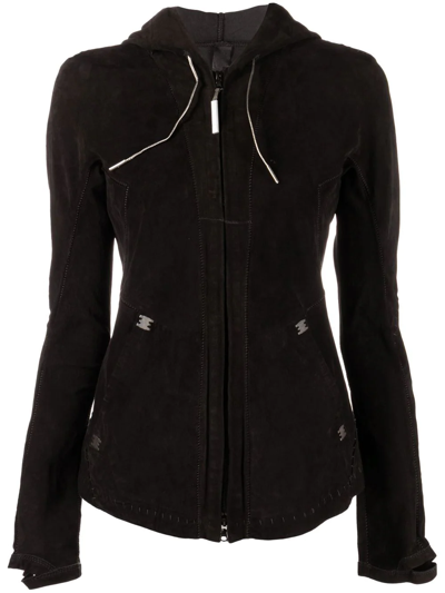 Isaac Sellam Experience Zip-up Hooded Jacket In Black