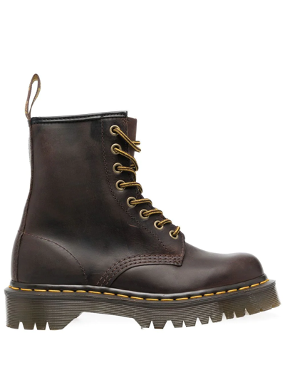 Dr. Martens' 1460 Lace-up Ankle Boots In Cocoa
