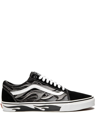 Vans X A$ap Rocky Old Skool Sneakers In Black-grey/white