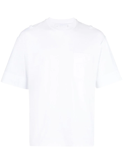 Neil Barrett Short-sleeve Cotton T-shirt In White