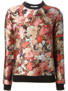 Givenchy Floral Embroidered Sweatshirt In Yellow