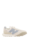 NEW BALANCE CHALK COLOR XC-72 SNEAKER IN SUEDE AND RECYCLED FABRICS WITH CONTRAST LOGO NEW BALANCE MAN