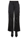 Proenza Schouler White Label Drawstring-fastening Cargo Trousers In Nero