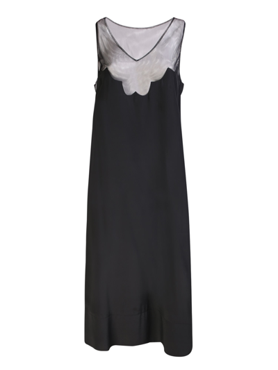 Simone Rocha Black V-neck Dress